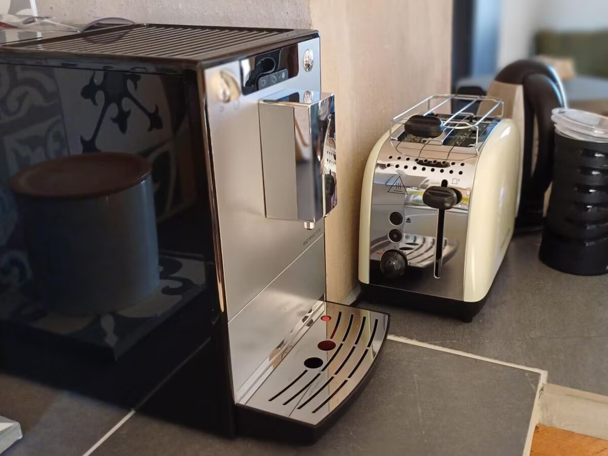 Espressomaschine in der Küche